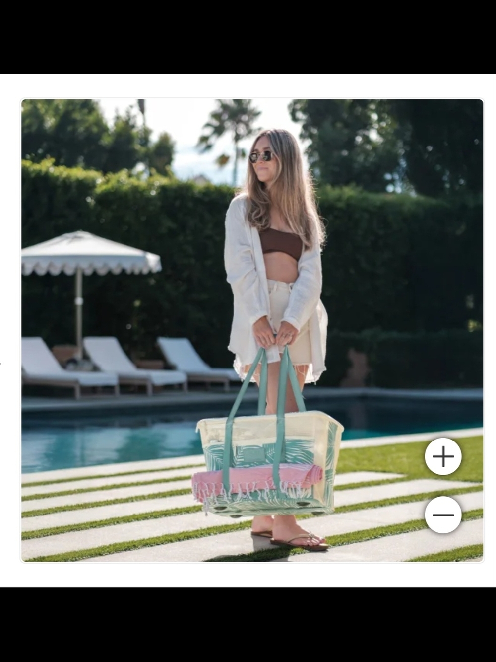 Aloha + CleverMade Collapsible Beach Tote - Picture 2 of 4